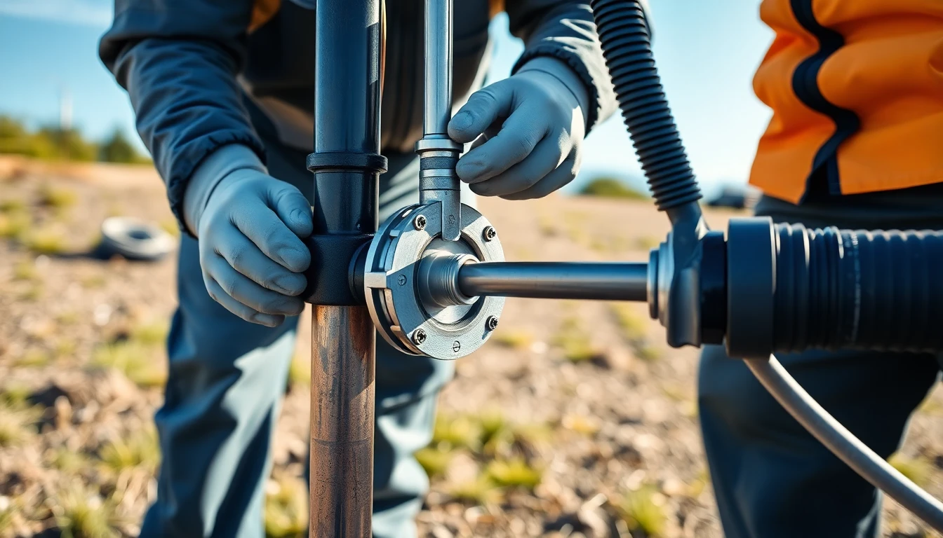 Vertical Geothermal Loop Installation